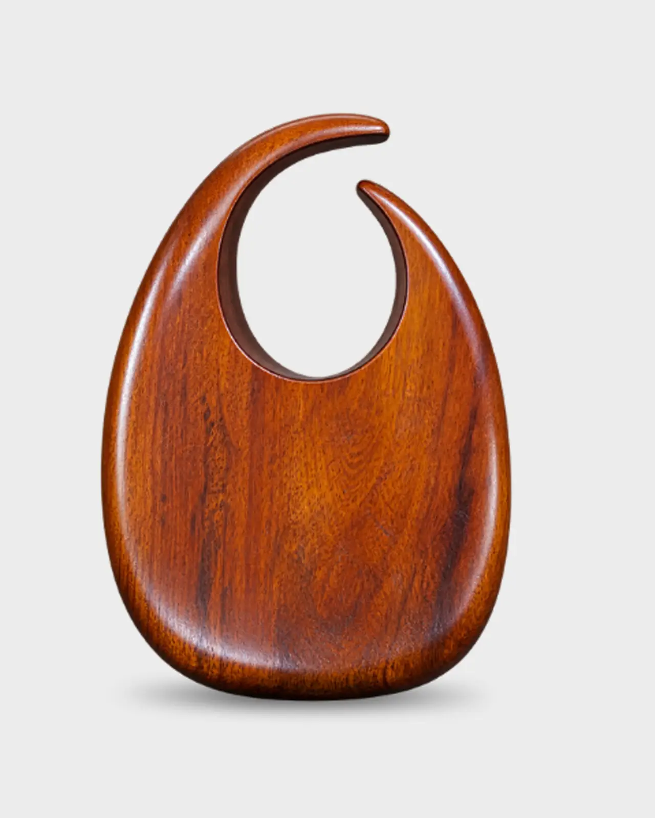 Wooden Drop Clutch