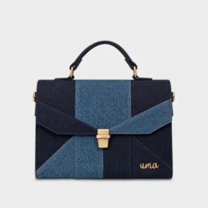 Denim Duo Dark & Sky Blue Denim Hand & Sling Bag