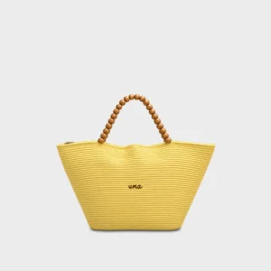 Sunshine Yellow Rope Handbag for Everyday Style